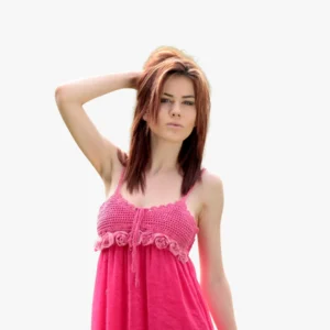Stylish Crochet Net Dress